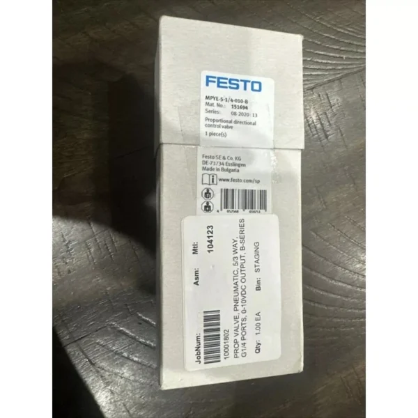 New Festo MPYE-5-1 4-010-B 151694 Control Valve In Box Brand Free Shipping 1 New Festo MPYE-5-1 4-010-B 151694 Control Valve In Box Brand Free Shipping