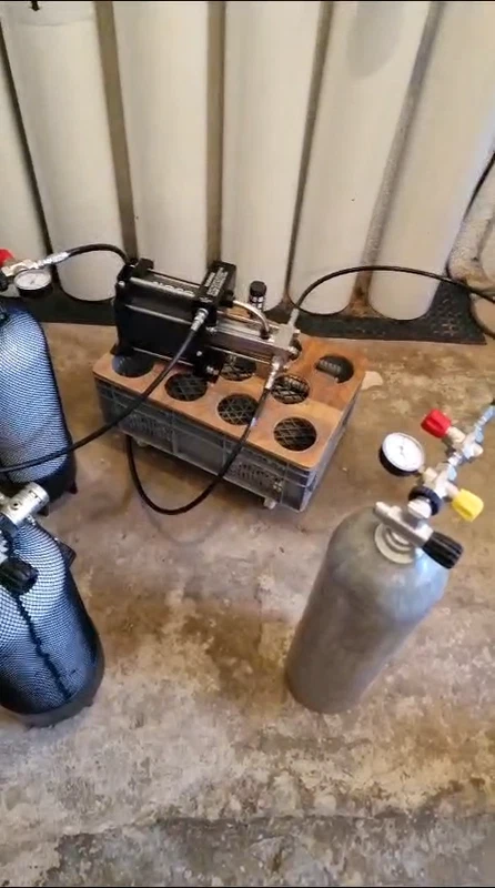 USUN Model:GBD40-OL Double Acting Oxygen Gas Filling Booster Pump # New 2 USUN Model:GBD40-OL Double Acting Oxygen Gas Filling Booster Pump # New