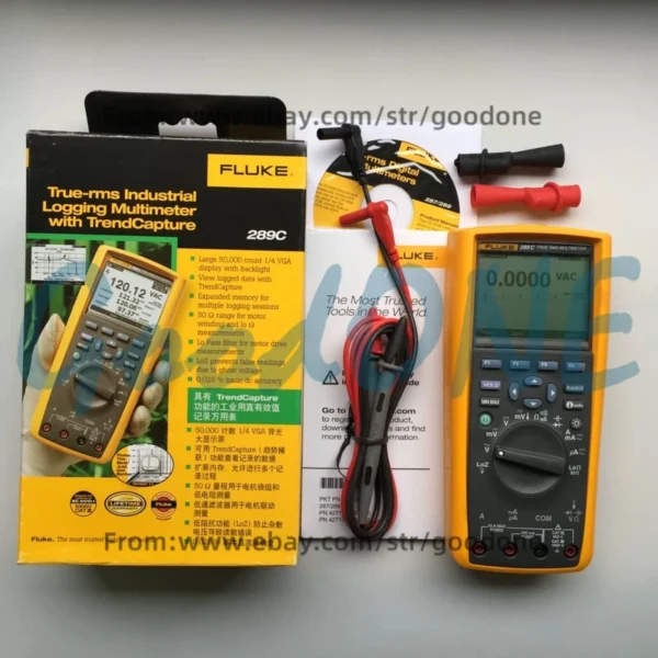 New Fluke 289C True-RMS Industrial Logging Multimeter 1 New Fluke 289C True-RMS Industrial Logging Multimeter