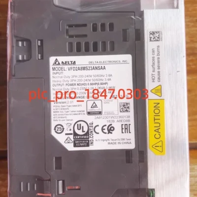 Home 24 New original DELTA VFD2A8MS23ANSAA Frequency converter Warranty 12 months