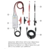 1Set New Micsig DP10013 Probe Kit 1300V 100MHz DP10013 Oscilloscope High