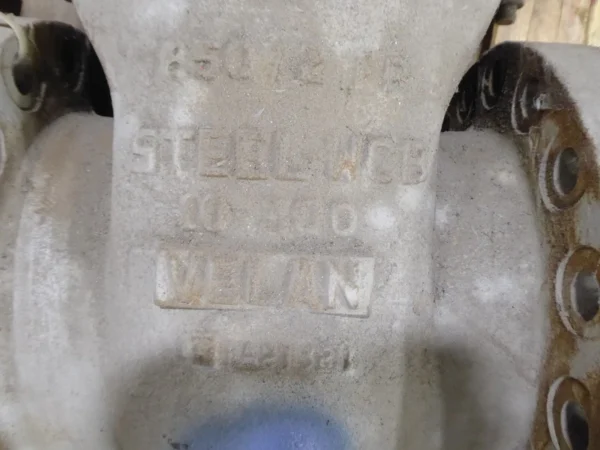 USED 10" Velan 85072FP Class 300 Cast Steel Gate Valve 270  750 PSI