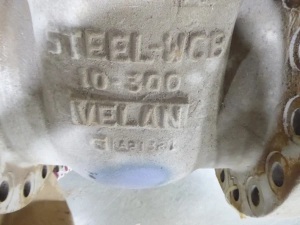 USED 10" Velan 85072FP Class 300 Cast Steel Gate Valve 270  750 PSI