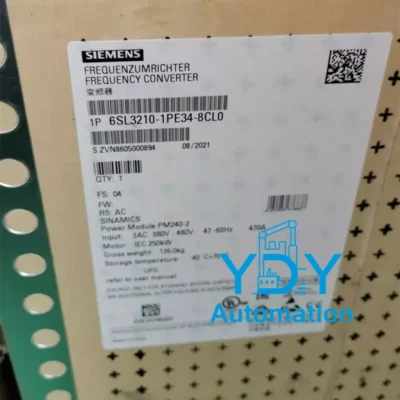 Siemens 6SL3210-1PE34-8CL0 6SL3 210-1PE34-8CL0 New In Box Expedited Shipping