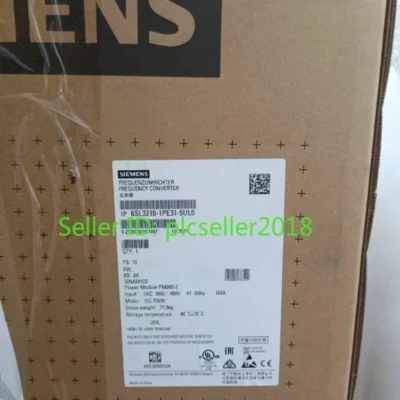 NEW Siemens Frequency Converter 6SL3210-1PE31-5UL0 UPS or FedEx