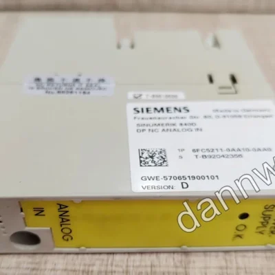 Siemens 6FC5211-0AA10-0AA0 Power Supply Module
