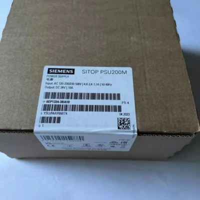 Siemens 6EP1334-3BA10 SITOP PSU200M Power Supply, 120230-500 VAC, New Sealed