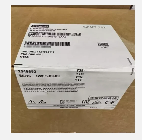 6DR5011-0NG13-0AA0 NEW SIEMENS SIPART PS2 Valve Positioner 6DR5011-0NG13-0AA0