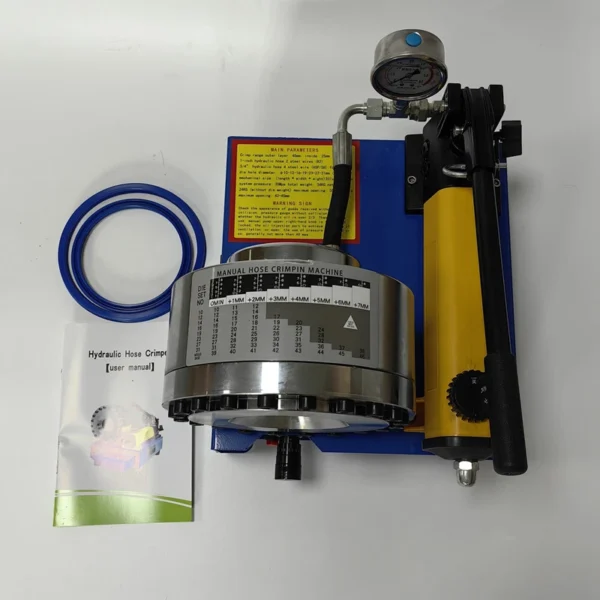 6-25mm Manual Hydraulic Hose Crimper Portable Hose Pipe Crimping Machine+ 9 Dies 5 6-25mm Manual Hydraulic Hose Crimper Portable Hose Pipe Crimping Machine+ 9 Dies