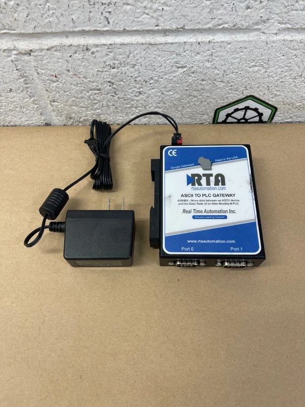 RTA (Real Time Automation Inc) 435NBX, ASCII to PLC Gateway, with Power Supply