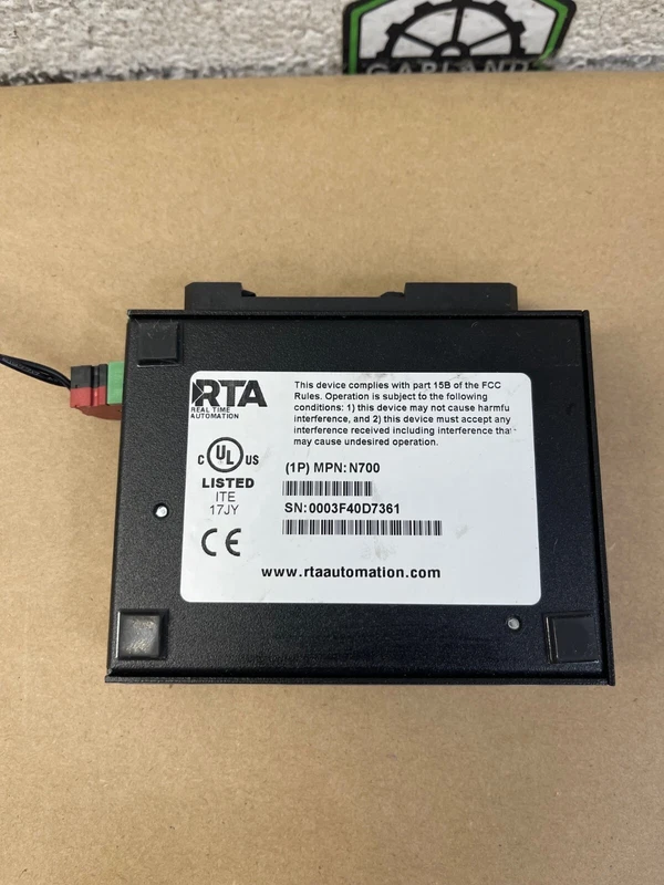 RTA (Real Time Automation Inc) 435NBX, ASCII to PLC Gateway, with Power Supply