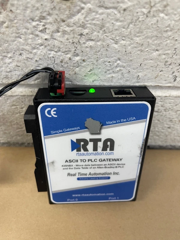 RTA (Real Time Automation Inc) 435NBX, ASCII to PLC Gateway, with Power Supply