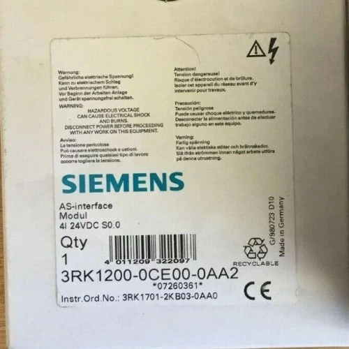 3RK1402-0BE00-0AA2 Siemens Contactor Brand New Fast Shipping ( or UPS)