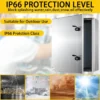 32''x24''x12'' 304 Stainless Steel IP66 Waterproof Electrical Enclosure Box 12 32''x24''x12'' 304 Stainless Steel IP66 Waterproof Electrical Enclosure Box