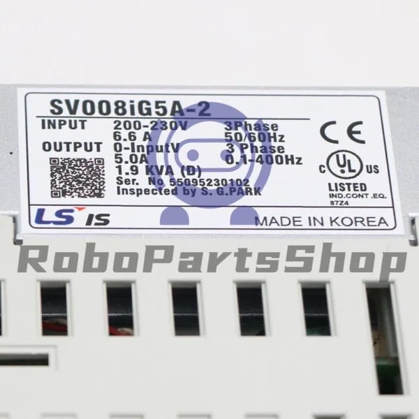 NEW LS LG inverter SV008iG5A-2 0.75KW 220V RS