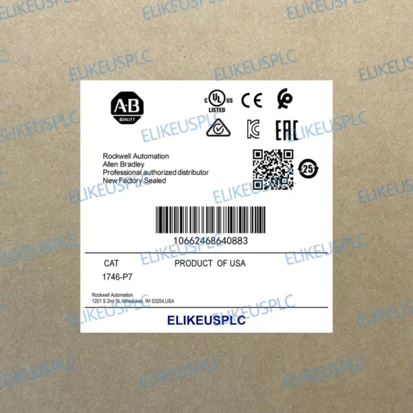 Free Tax 1746-P7 Digital Output Module AB Free Tax New In Box 22FD8P7N103 PM