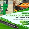 4" Bore x 24" Stroke Hydraulic Log Splitter Cylinder 1.75" Rod for 22-25 Ton 9 4" Bore x 24" Stroke Hydraulic Log Splitter Cylinder 1.75" Rod for 22-25 Ton
