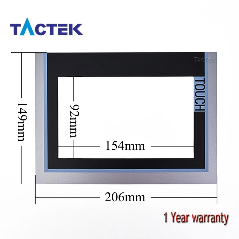 Touch Screen for 6AG1124-0GC01-4AX0 TP700 Comfort Panel Digitizer with Overlay