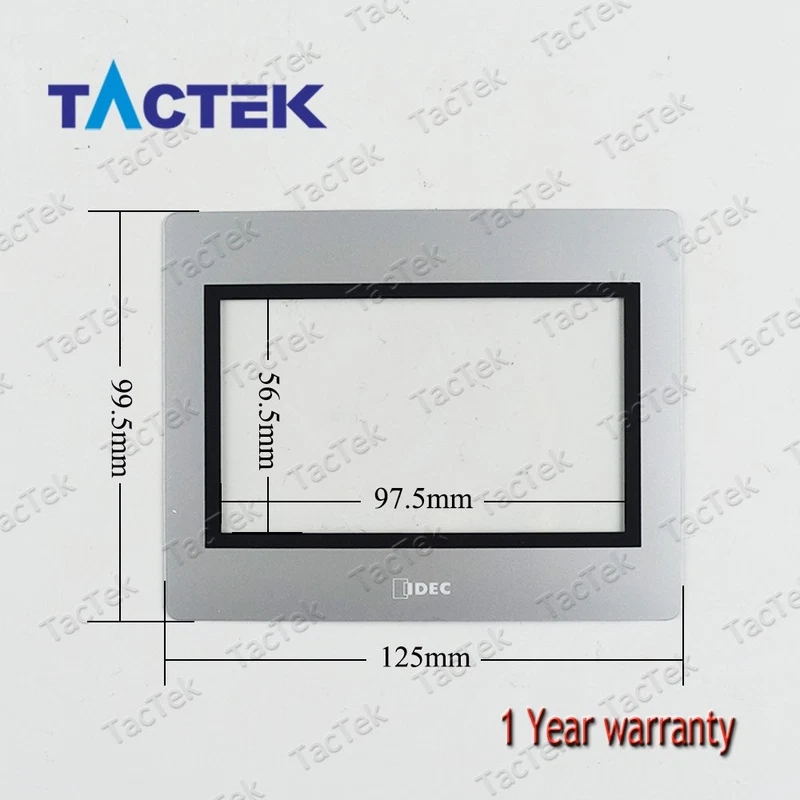Touch Screen Panel Digitizer for IDEC HG1G-4VT22TF-S HG1G-4VT22TF-B with Overlay