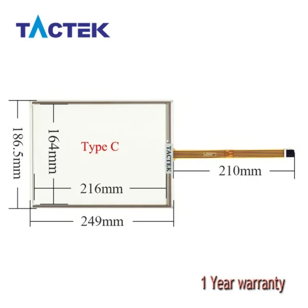 Touch Screen for B&R Power Panel PP482 4PP482.1043-75 4PP482-1043-75 Panel Glass
