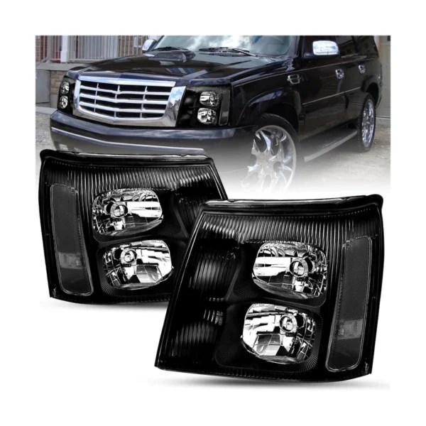 HIDXenon Headlight Assembly Compatible with 2003-2006 Cadillac Escalade Proj...