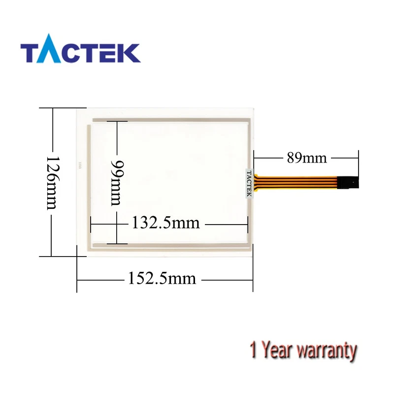 Touch Screen for Microtouch 3M RES-6.4-PL4 95427B RES-6.4-PL4-0701 Panel Glass