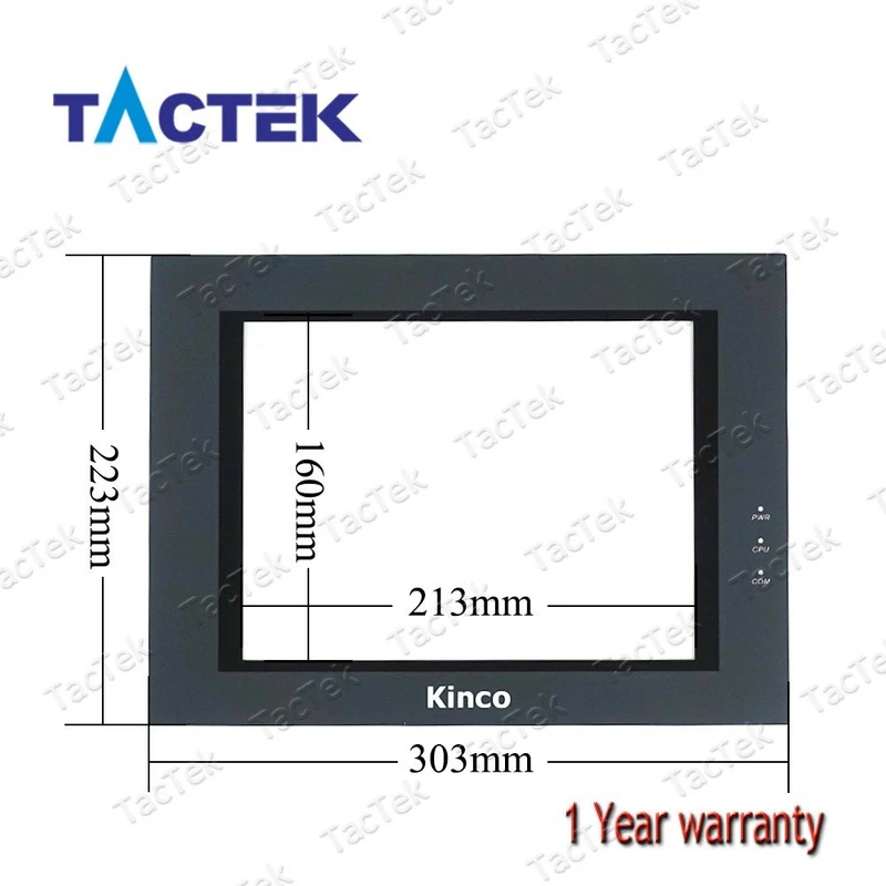 Touch Screen Glass for Kinco MT4500T MT4500TE MT4500L MT4500LE with Overlay