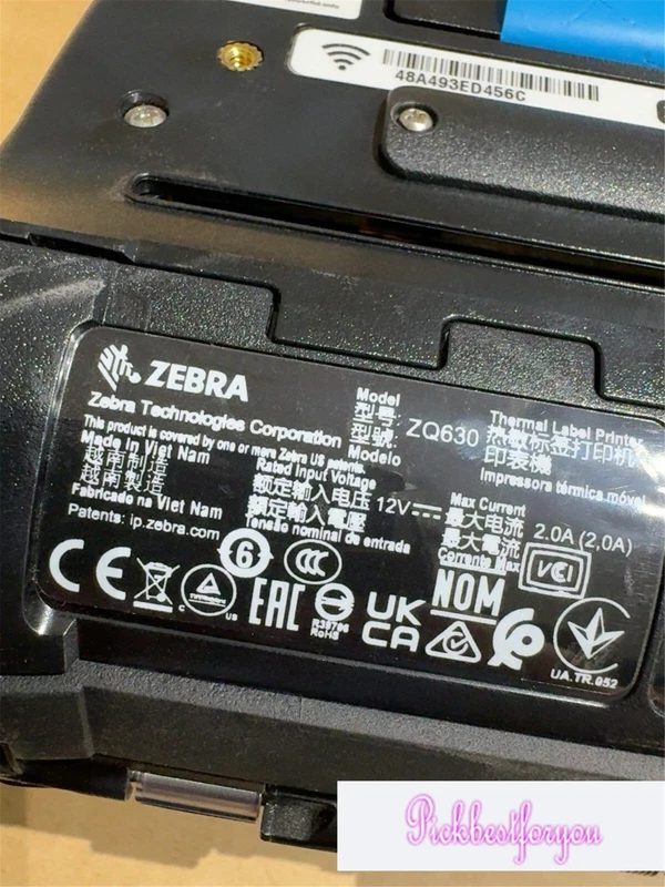 USED Zebra ZQ630 Plus RFID Mobile Printer DX