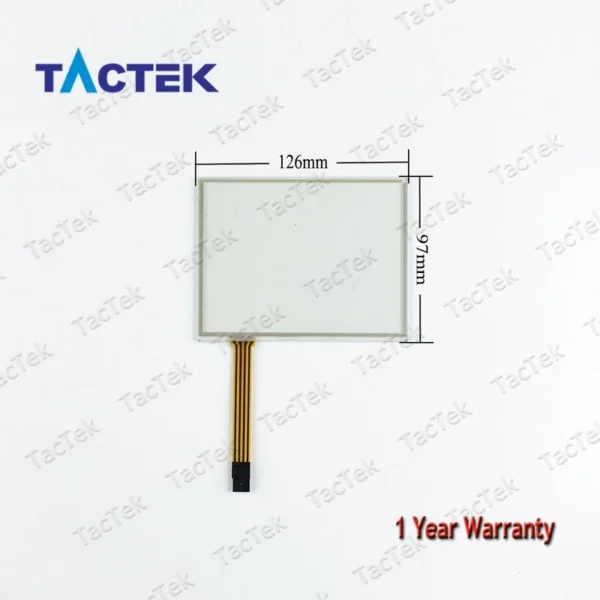 Touch Screen Panel Glass Digitizer for UniOP eTOP12-0050 with Overlay