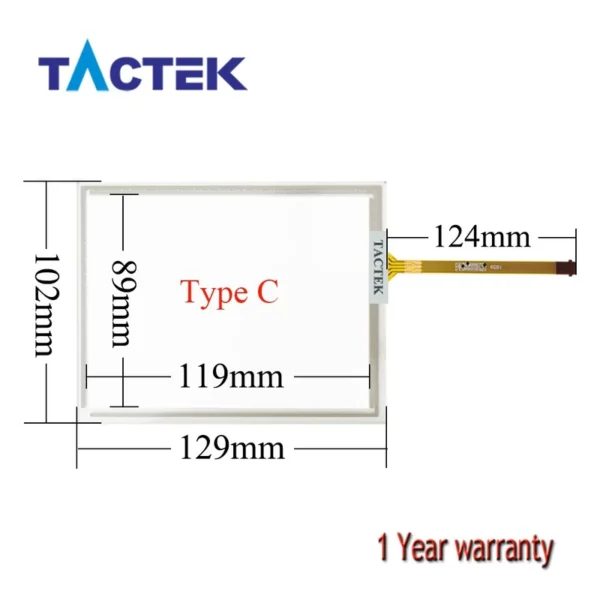 Touch Screen Panel for 2711P-B6C8D 2711P-B6M20A Touchpad Glass Digitizer