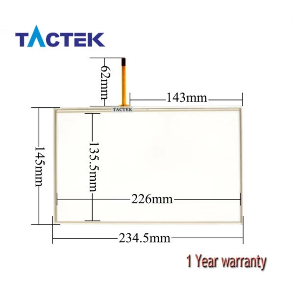 Touch Screen for XINJE Touchwin TGA63-MT THA63-UT TGA63-ET Panel + Overlay Film 4 Touch Screen for XINJE Touchwin TGA63-MT THA63-UT TGA63-ET Panel + Overlay Film