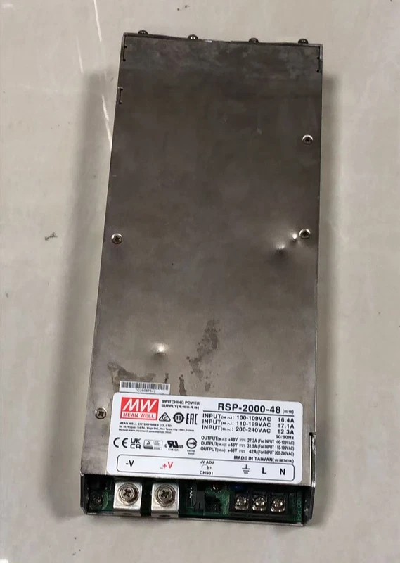 MW RSP-2000-24V switching power supply RSP-2000-48V Has been fully tested 4 MW RSP-2000-24V switching power supply RSP-2000-48V Has been fully tested