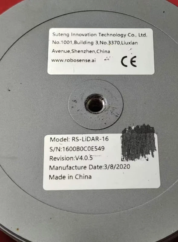 The Robosense RS-LiDAR-16 for Autonomous Vehicles Robotic