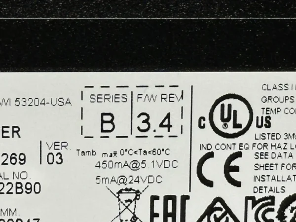Allen Bradley 1756-RIO 1756-R10 Ser B ControlLogix Remote IO Scanner Module PLC