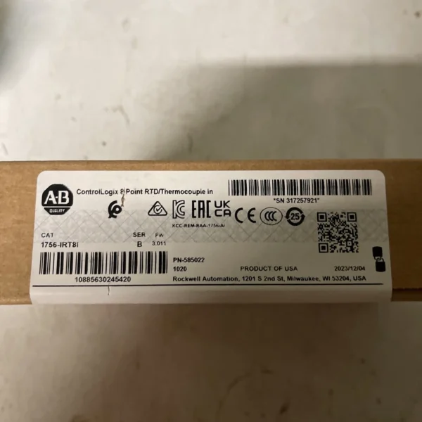 Allen-Bradley 1756-IRT8I Thermocouple PLC Input Module