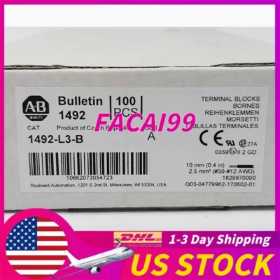 Brand New 1492-L3-B Terminal Block Allen-Bradley Free Shipping