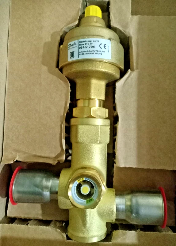 034G1706 Danfoss Electric Expansion Valve ETS 50 0.5A,12VDC,6.0W- Brand New 1 034G1706 Danfoss Electric Expansion Valve ETS 50 0.5A,12VDC,6.0W- Brand New