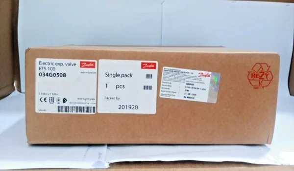 1PC- Danfoss 034G0508 Electric expansion valve, ETS 100 Solder ODF, 1 38,IP67y 1 1PC- Danfoss 034G0508 Electric expansion valve, ETS 100 Solder ODF, 1 38,IP67y