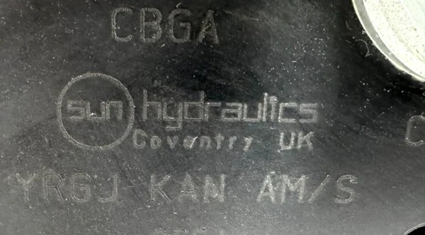 USED SUN HYDRAULICS YRGJ-KAN-AMS HIGH-LOW UNLOADING ASSEMBLY