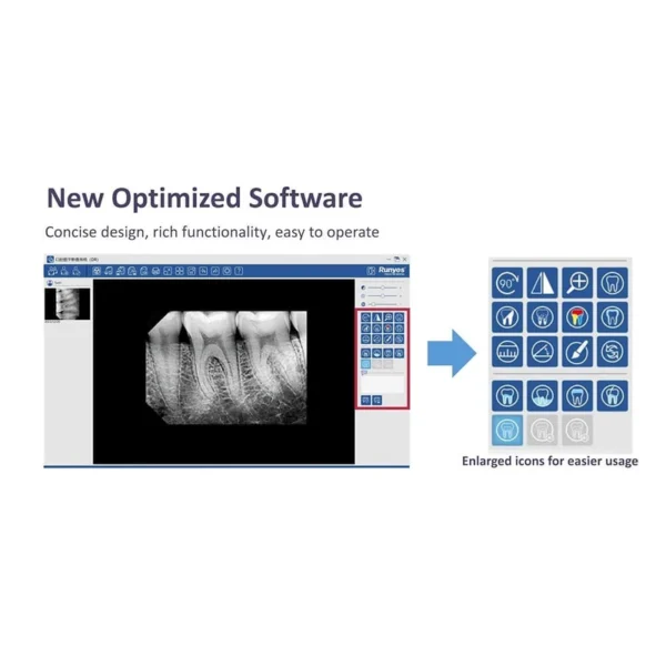 1 Set Dental Imaging System Intraoral Digital Dental Sensor APS CMOS