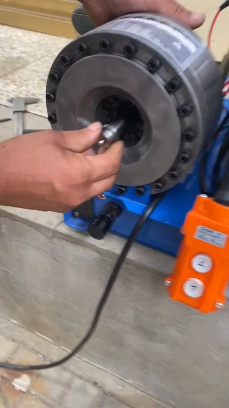 2.2KW Electric Hydraulic Hose Crimping Machine Hose Pipe Crimper with 9 set Dies