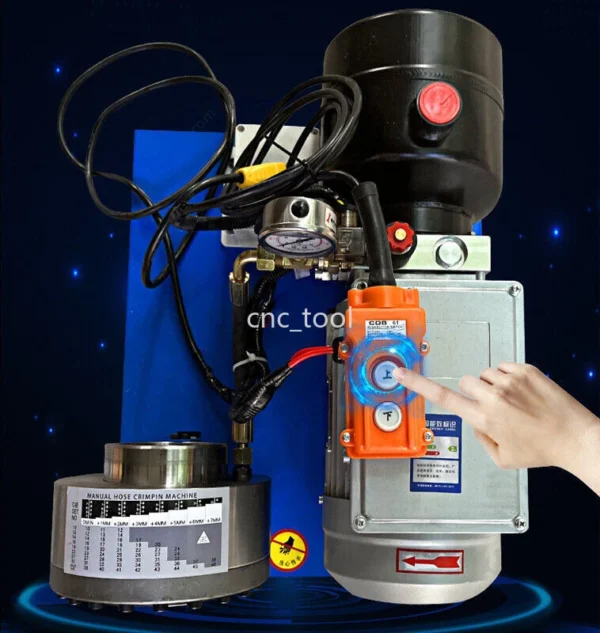 2.2KW Electric Hydraulic Hose Crimping Machine Hose Pipe Crimper with 9 set Dies