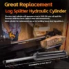 4.5" Bore 24" Hydraulic Cylinder Welded Double Acting For Log Splitter 3500 PSI