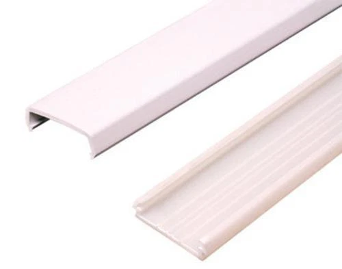 (20) Wiremold NMW1 5' ft White Electrical Wire Cable 2 Part Channel Raceway