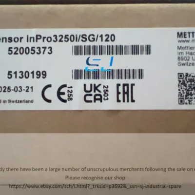 Home 15 Brand new METTLER TOLEDO PH Electrode InPro3250i/SG/120 52005373#