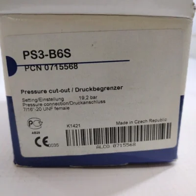 0715568 Emerson PS3-B6S Pressure Switch Cut-out Set 19.2 bar