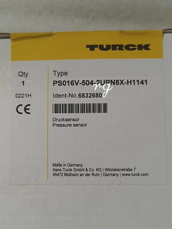 new TURCK PS016V-504-2UPN8X-H1141 Pressure Sensor fast shipping