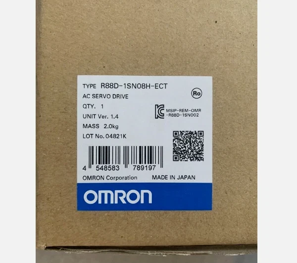 R88D-1SN08H-ECT New Omron Servo drive R88D-1SN08H-ECT