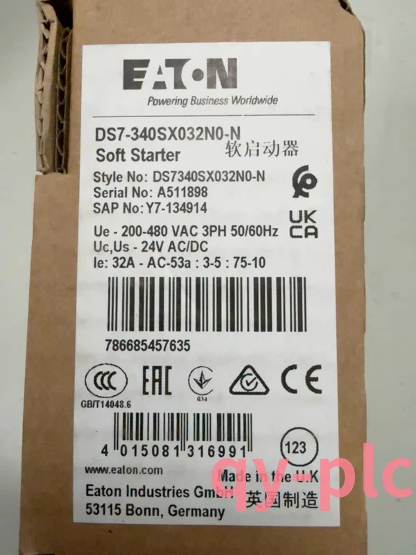 Brand New EATON DS7-340SX032N0-N Soft Starters Fast Ship UPS or DHL #g