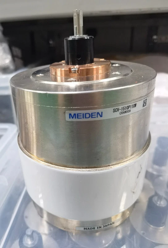 MEIDEN SCV-1510P110W Variable Vacuum Capacitor for MKS PF2-TRPL-AY76P-1 Used